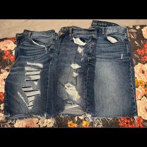 American Eagle size 34 Men’s Jean shorts lot